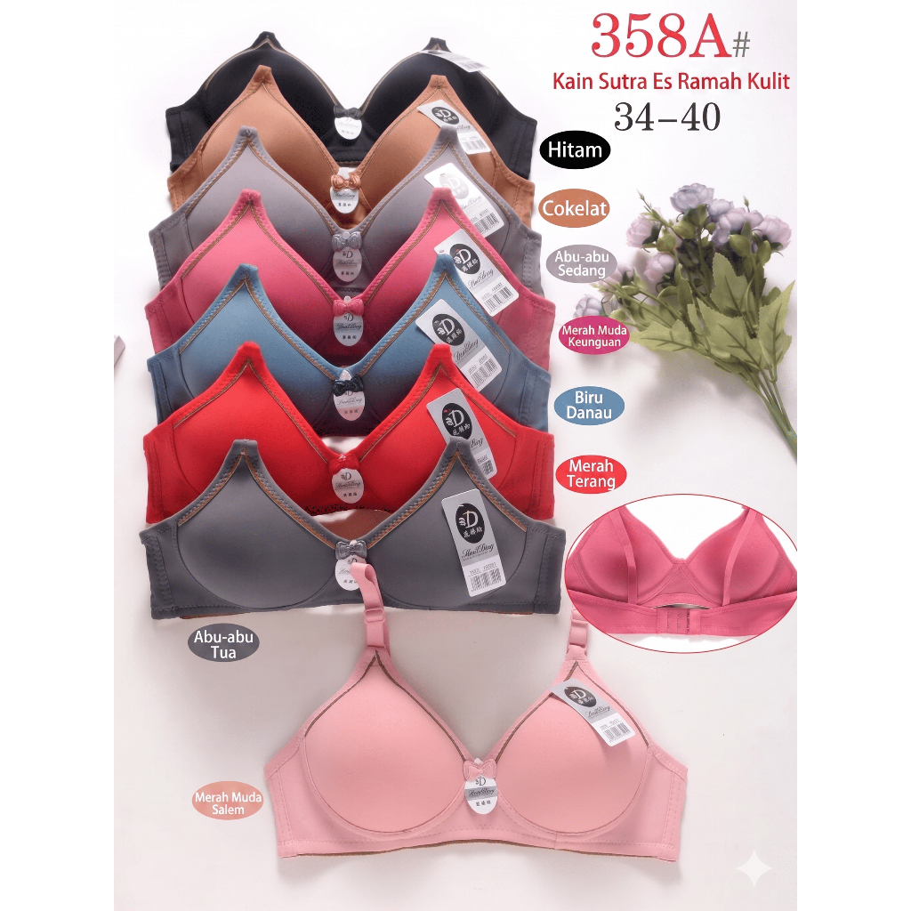 Bh Busa Tipis Tanpa Kawat Daililing Bra / Premium Berkualitas | Bra BH Fashion Wanita BH Busa Tipis 