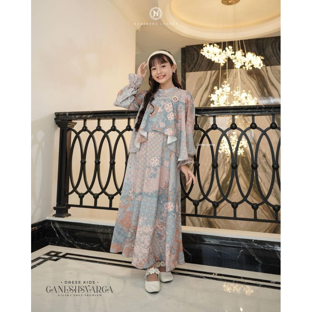 NADHEERA GANESHSVARGA DRESS KIDS GAMIS ANAK