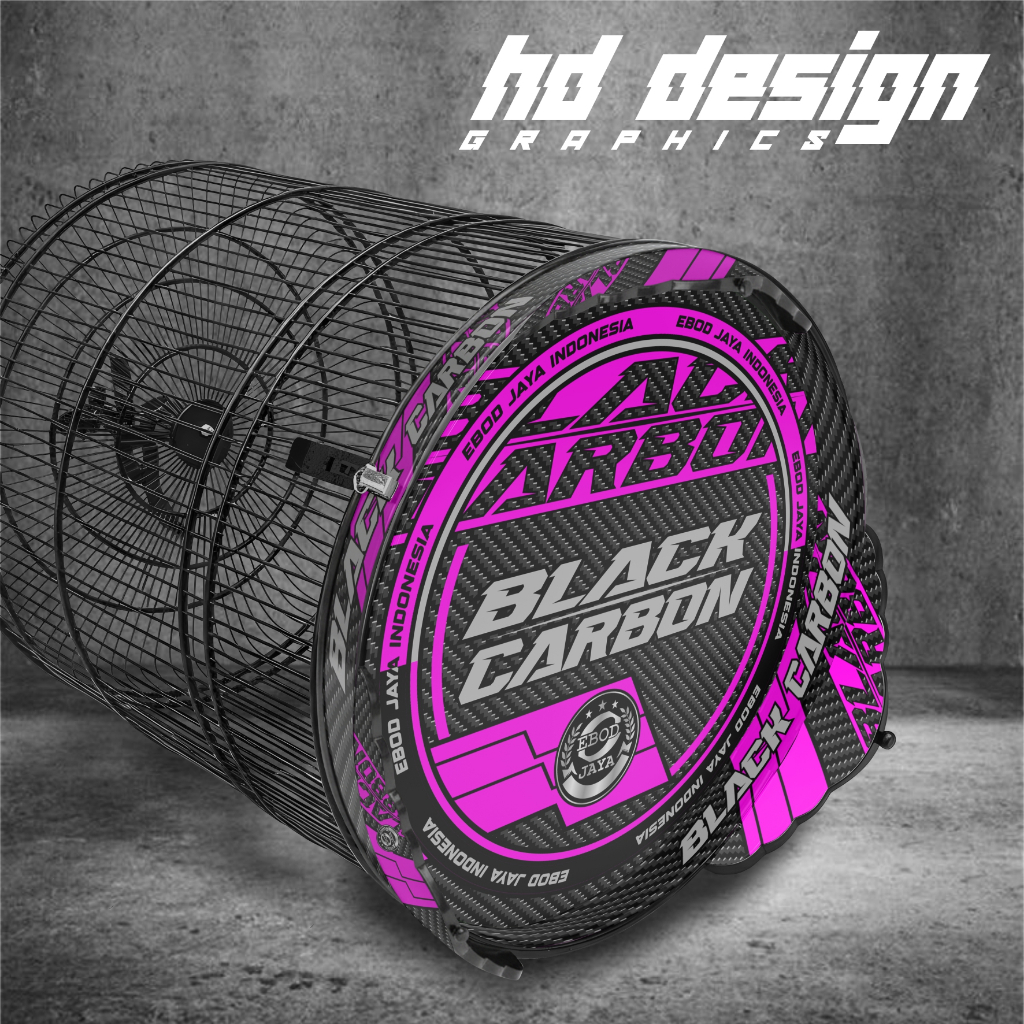STIKER DECAL SANGKAR BURUNG MURAI MOTIF EBOD HIGH QUALITY