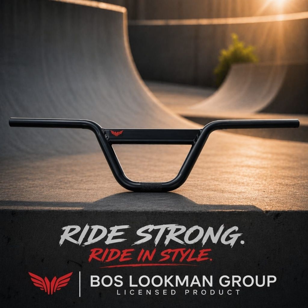 Termurah Handlebar Stang Stir Sepeda BMX Lontong L3 3L M 3 Jari Tebal 2 mm Hitam Made in Taiwan Blgc