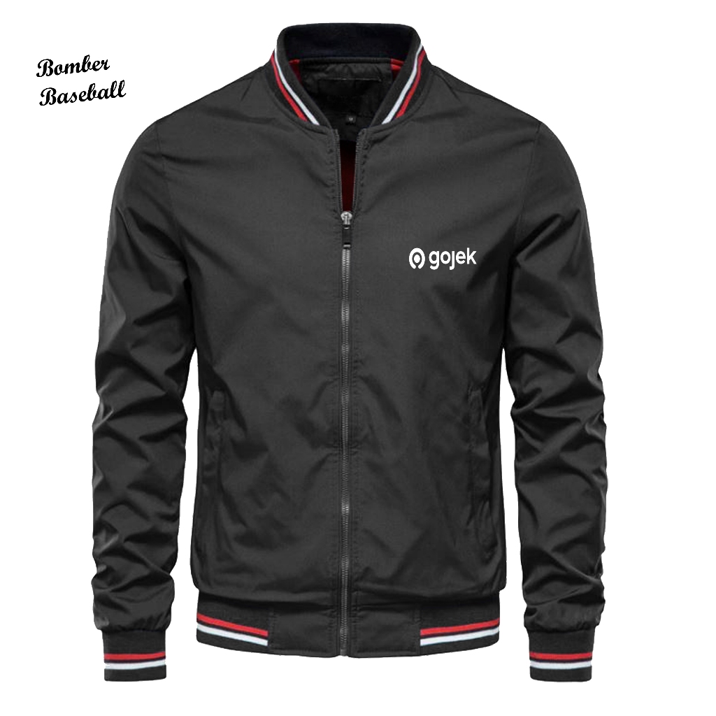 TERBARU JAKET BOMBER BASEBALL JAKET VARSITY BASEBALL DRIVER  GOJEK FASHION JAKET ANTI ANGIN BISA REQ