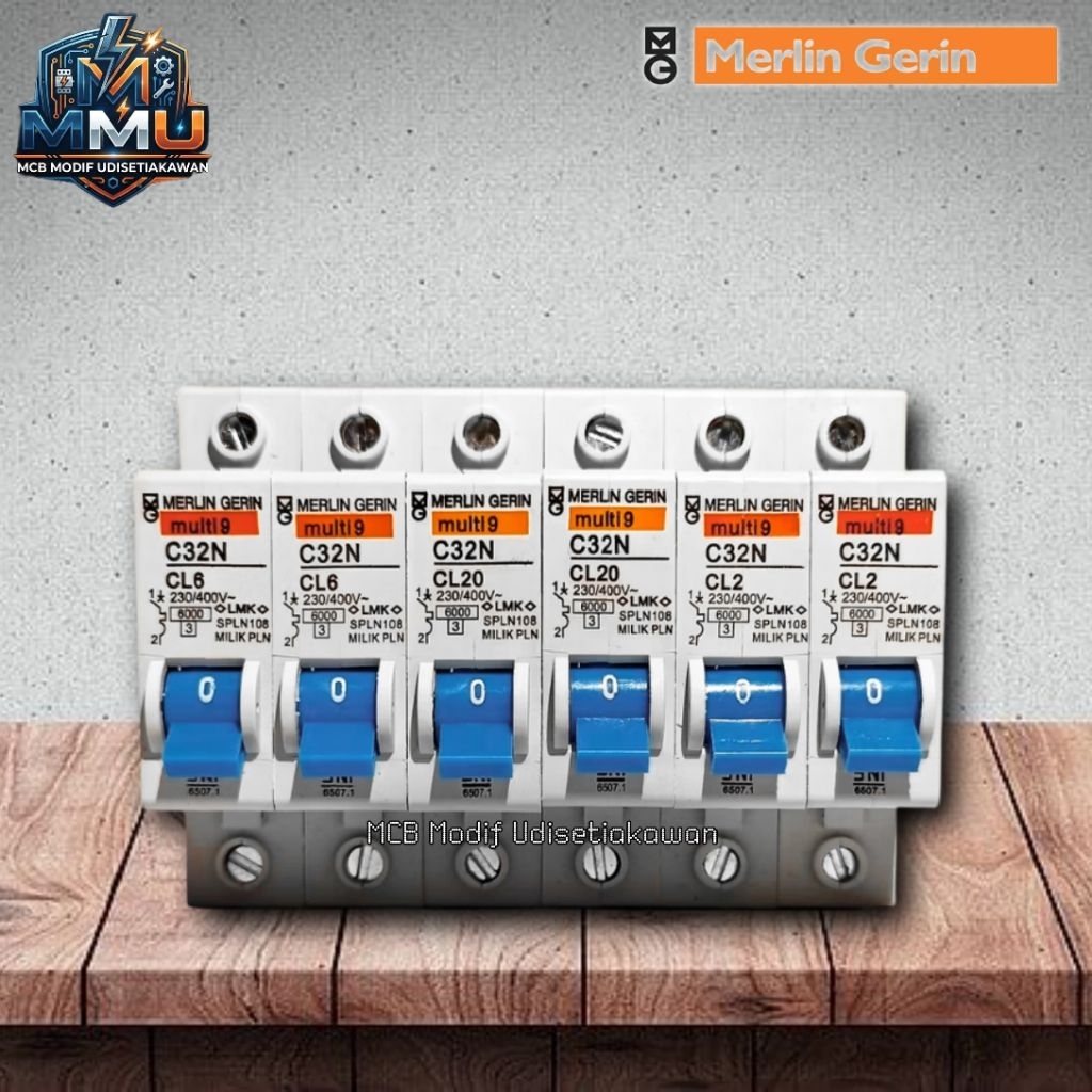 MCB PLN  Merlin GERIN 1 Phase Second Original