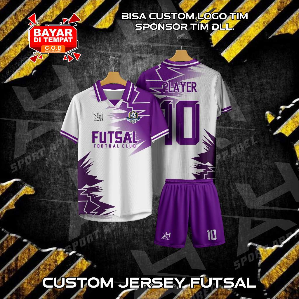 AHSPORTS APPAREL | CUSTOM JERSEY FIUTSAL | JERSEY OLAHRAGA | JERSEY CLUB | JERSEY TIM FULL PRINTING 