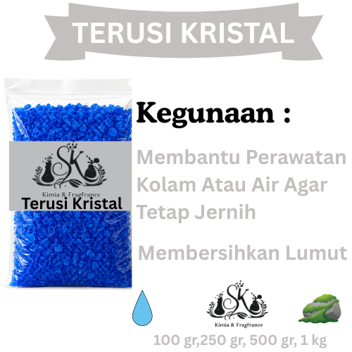 Terusi Kristal / Copper Sulphate / CuSo4
