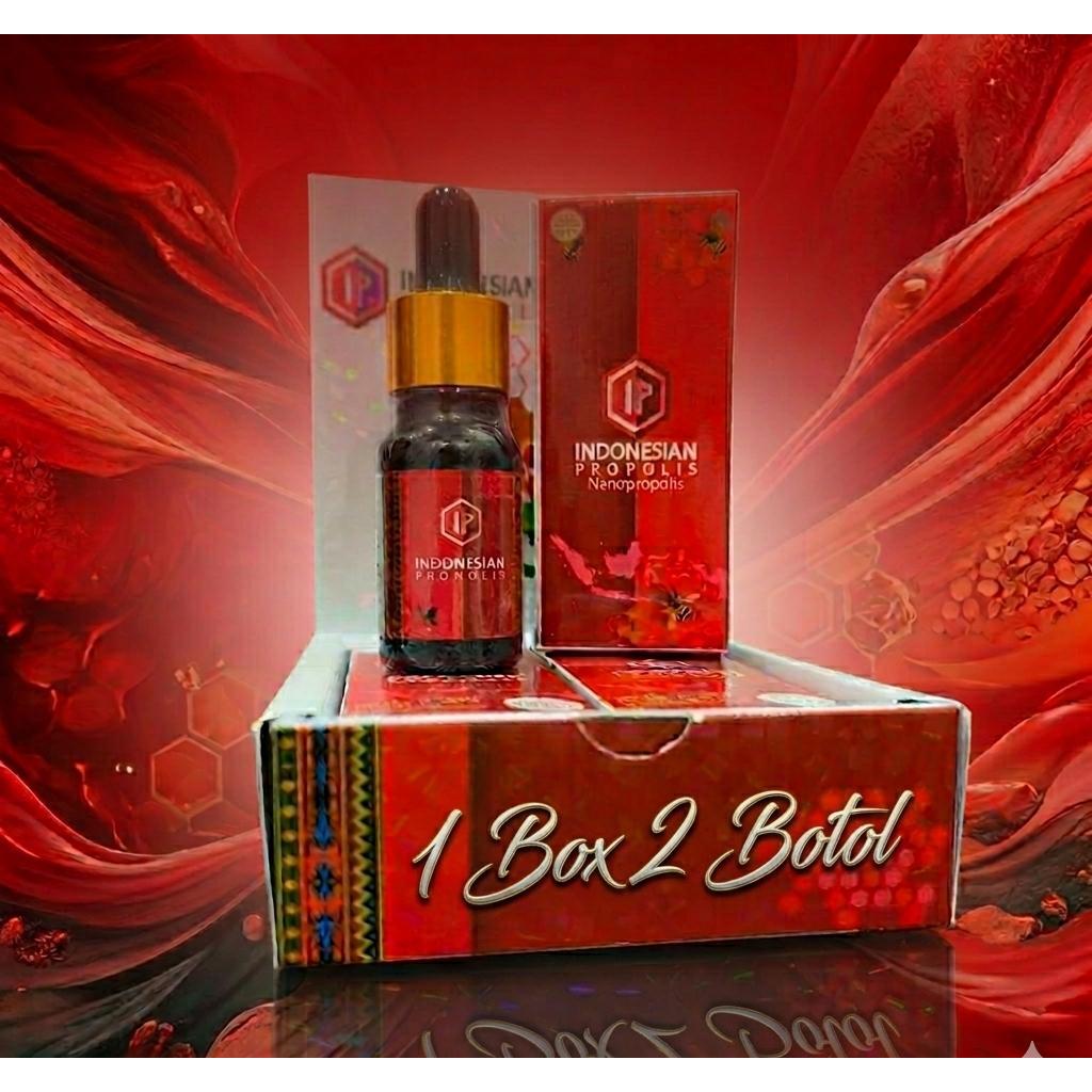 INDONESIAN PROPOLIS 1 BOX ISI 2 BOTOL ASLI ORIGINAL