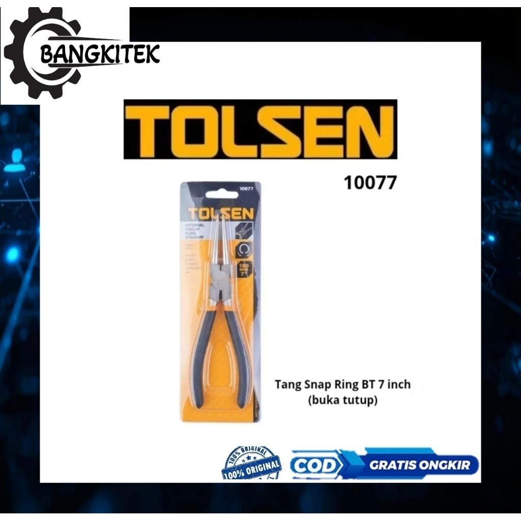 Tang Snap Ring BT(Buka Tutup) 7 inch TOLSEN 10077