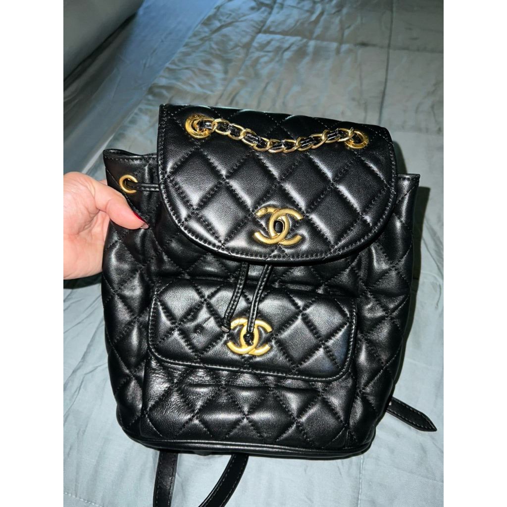 ransel chanel/chanel bag pack