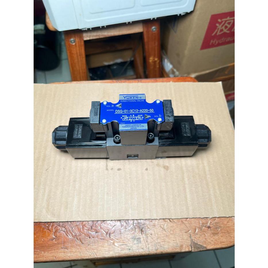 Solenoid Valve Yuken DSG-01-3C12-A220-50 / Selenoid Valve DSG 01 3C12 / Yuken Katup Solenoid DSG 01