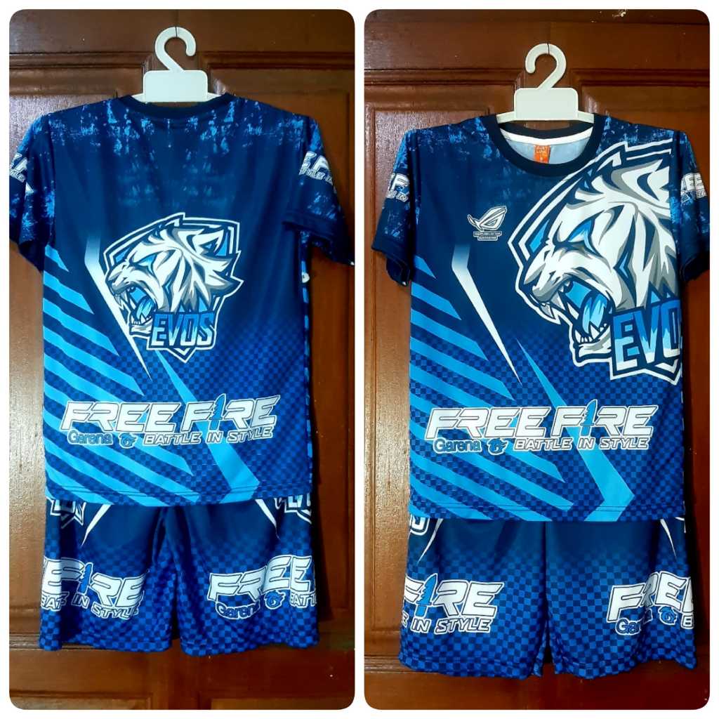 SETELAN FREE FIRE ANAK LAKI LAKI  | BAJU FF ANAK LAKI LAKI | SETELAN EVOS ANAK LAKI LAKI | BAJU FF L