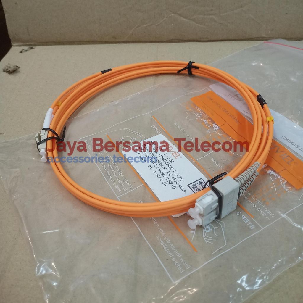 NETVIEL NVL-DPMM2 SC-LC-002 Patch Cord FO SC-LC Duplex OM2 Multimode 50/125um LSZH Kabel 3mm Panjang