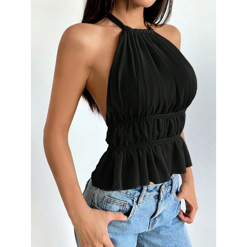 YANUN BALI ISLAND Tanktop Backless Stripe | Tanktop | Tanktop Backless | Tanktop Sexy | Resortwear |