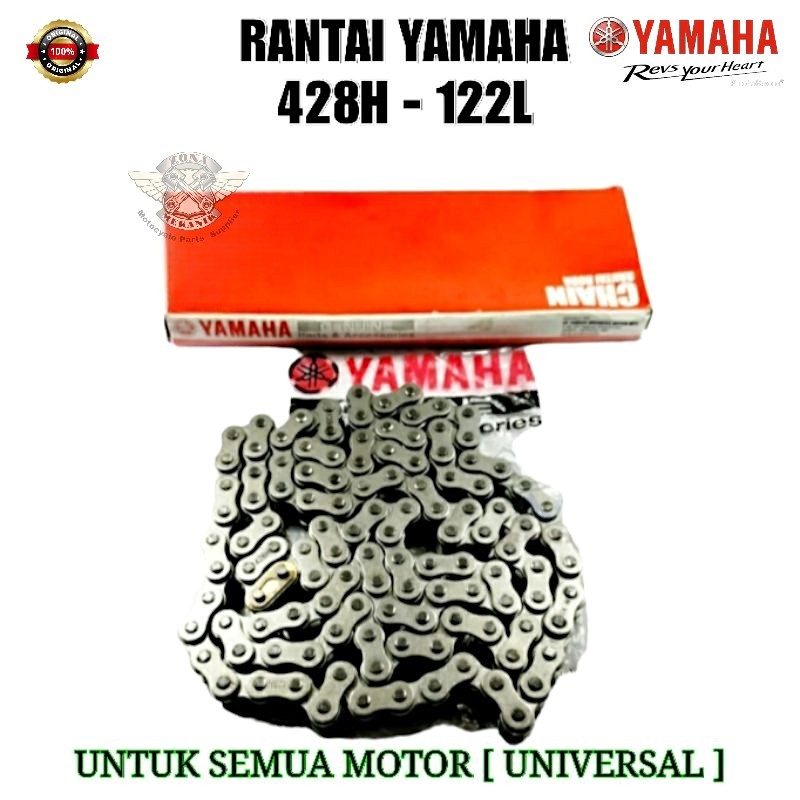 Rantai Yamaha 428H - 122L Untuk Semua Motor Universal Rantai Only Yamaha 428H - 122L Universal