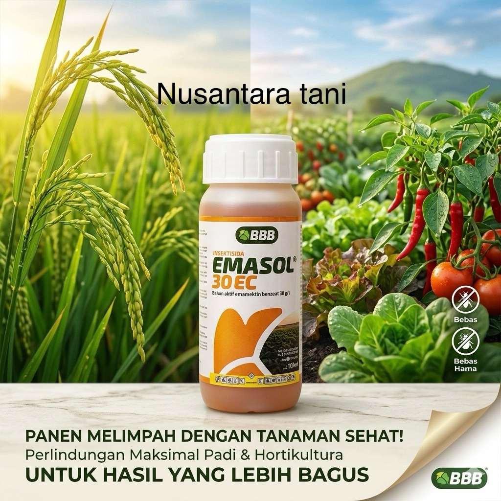 insektisida emasol 100ml bahan aktif emamektin benzoat