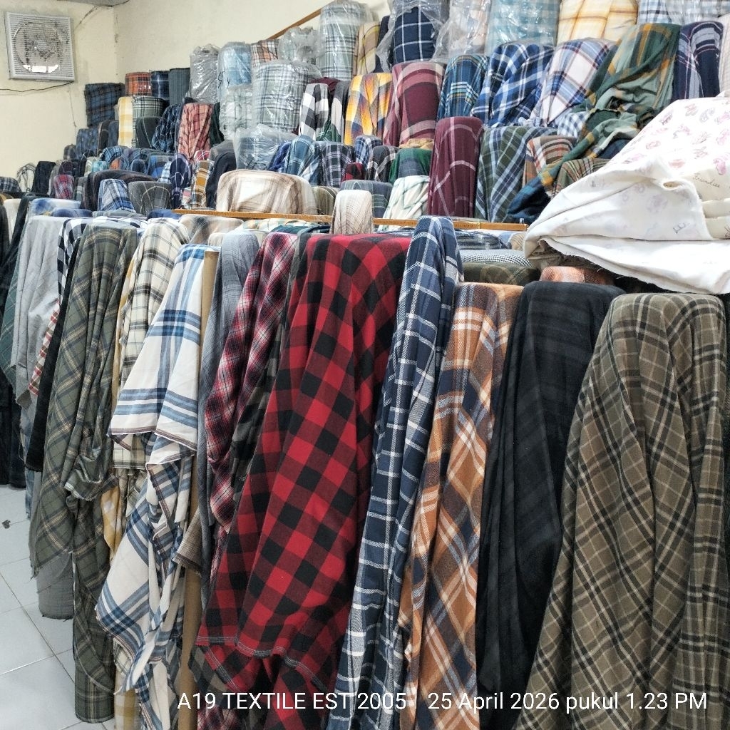HARGA/0,5 M | BAHAN FLANEL PREMIUM - KAIN FLANEL MOTIF - BAHAN FLANEL KOTAK - BAHAN FLANEL UNIQLO