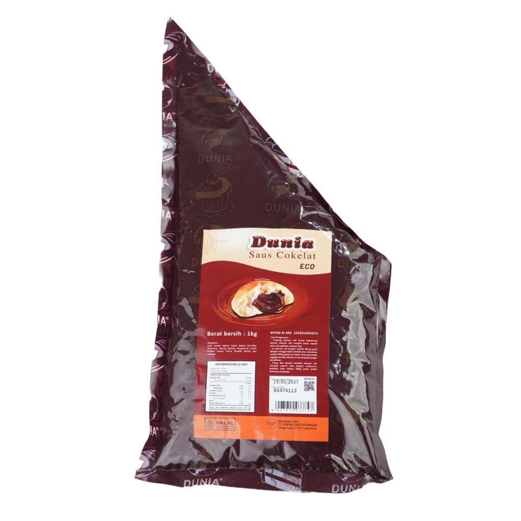 selai coklat/pasta coklat/filling coklat dunia eco 1 kg