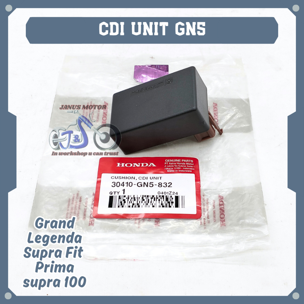 CDI Unit Honda GN5 Grand Legenda Supra Fit Supra 100 Original AHM