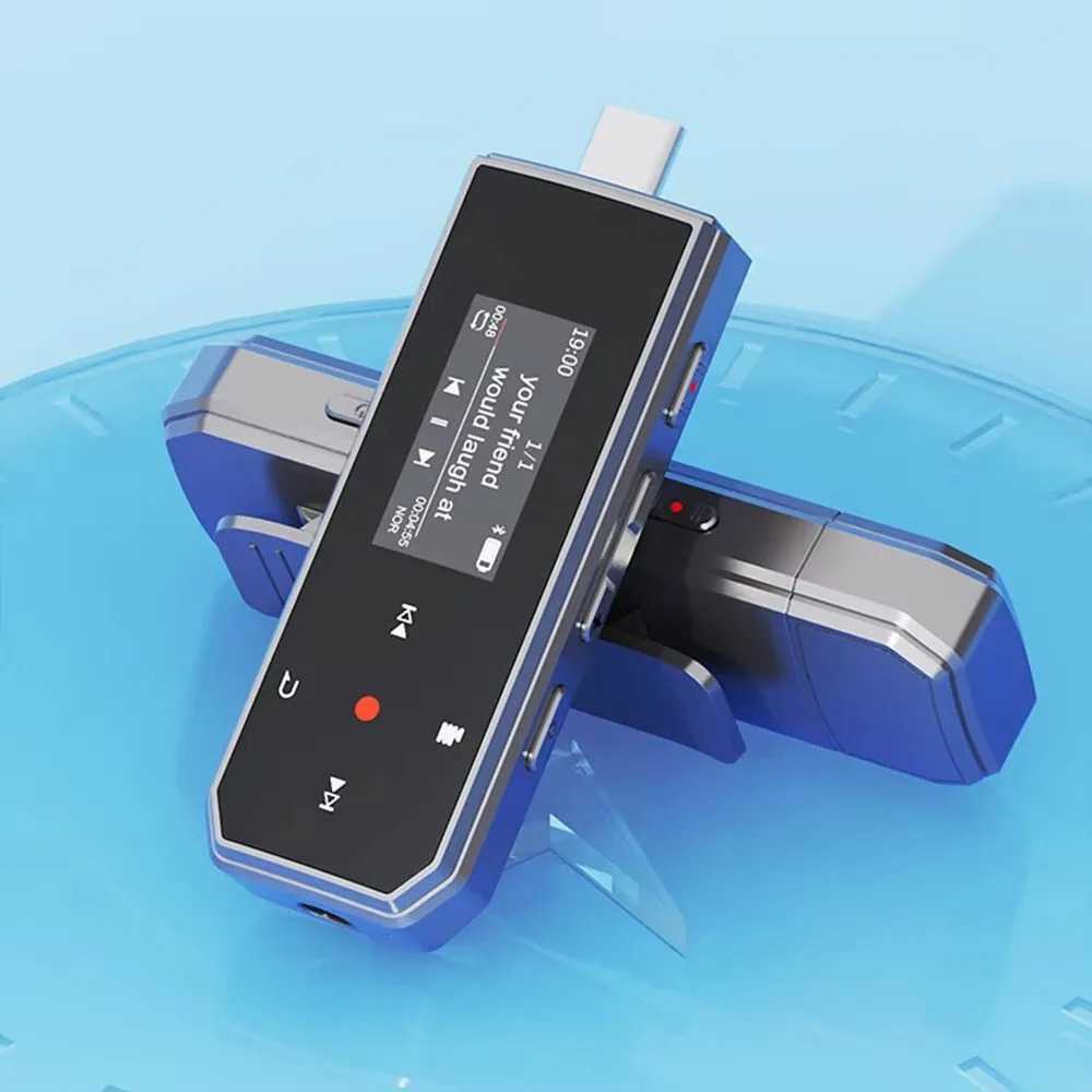 RUIZU MP3 Digital Audio Player Touch Screen HiFi Bluetooth USB Type-C Plug Pedometer Memori 64GB Bat