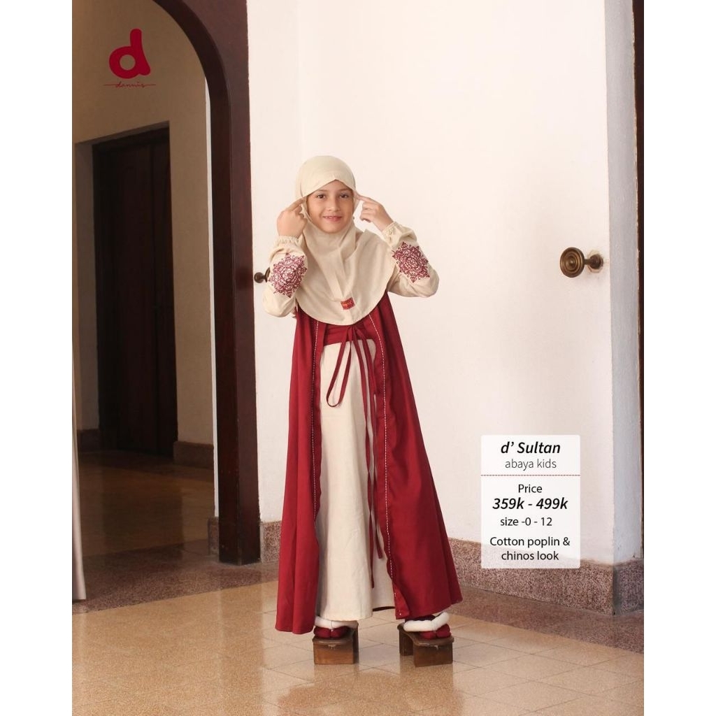 SIZE -0 JUBAH ANAK BY RUMAH DANNIS / SALE DANNIS / DANNIS ANAK PEREMPUAN / DANNIS ANAK / PAKAIAN ANA