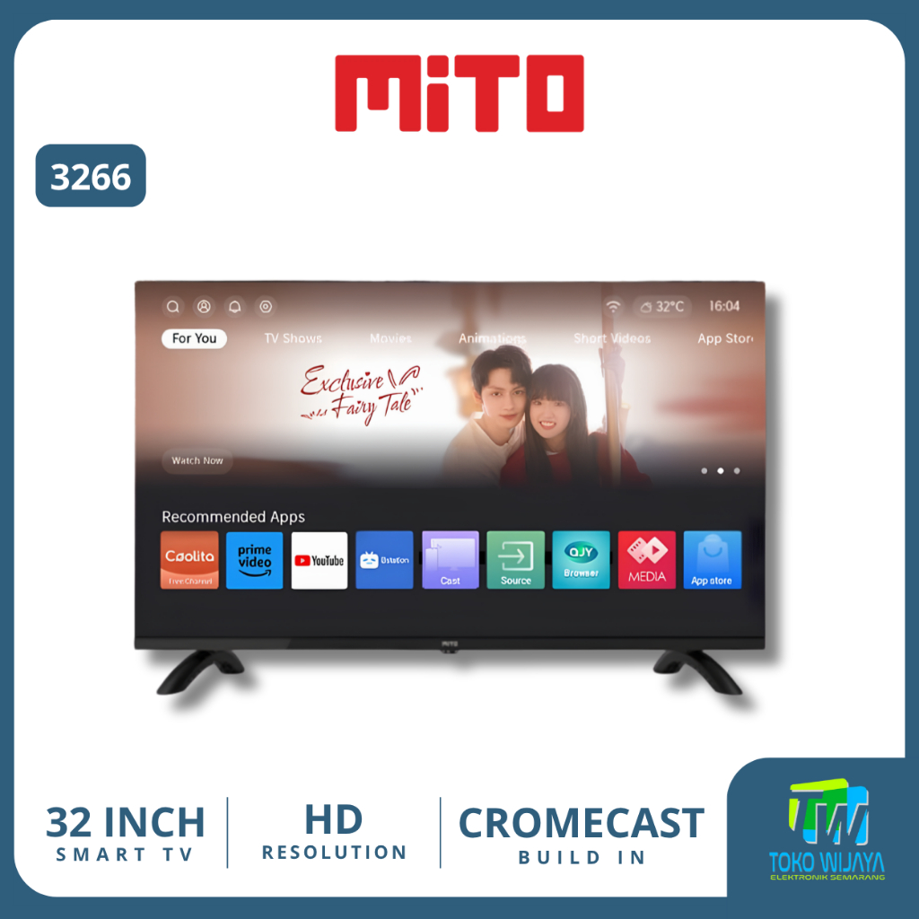MITO TV Android 3266 32 INCH - Full HD Resolution SMART TV