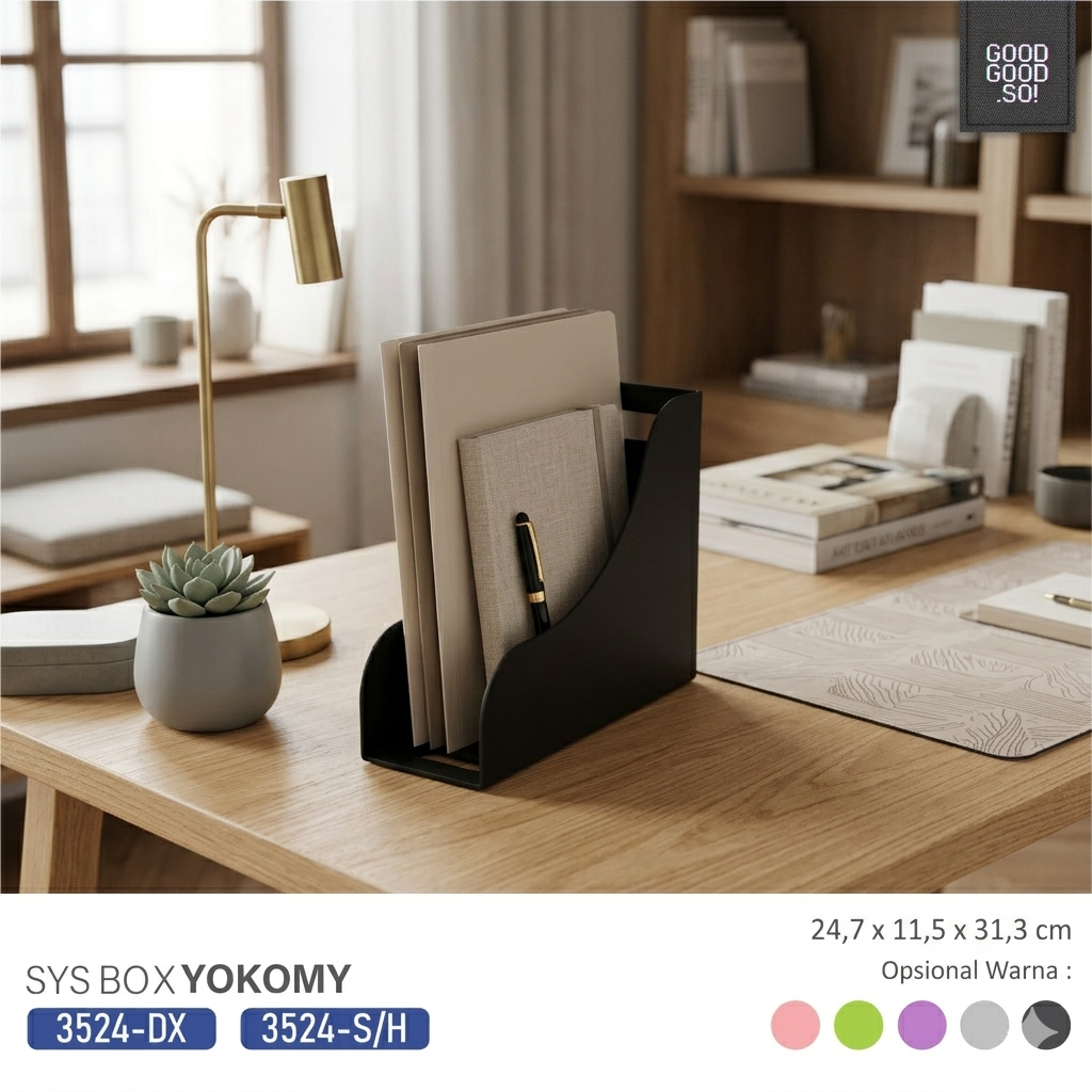 SYS BOX YOKOMY / TEMPAT DOKUMEN / RAK DOKUMEN MEJA KANTOR / AKSESORIS KANTOR