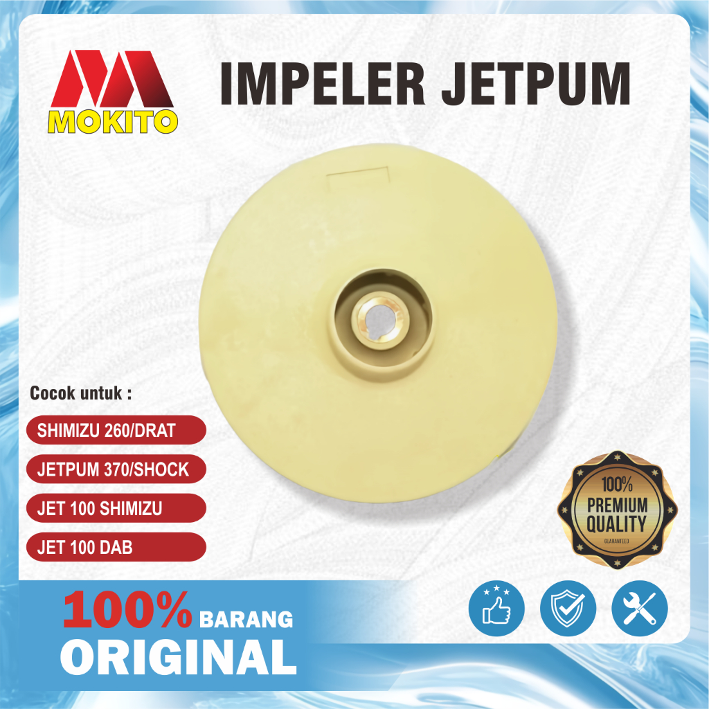 [MOKITO] KIPAS IMPELLER SHIMIZU PC 260 / JETPUM 370 / JET 100 SHIMIZU / JET 100 DAB BIT DRAT