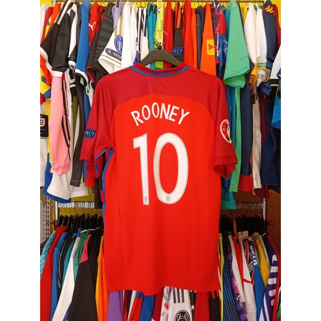 JERSEY BOLA RETRO GO ENG ROONEY 10