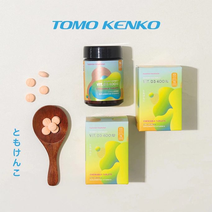 Tomo Kenko D3 400 IU Chewable (kunyah) High Quality
