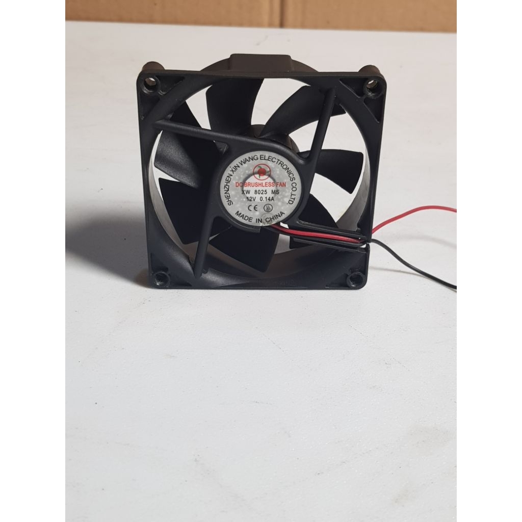 Fan kipas Shenzhen DC 12V_0.14A 8X8cm 2pin