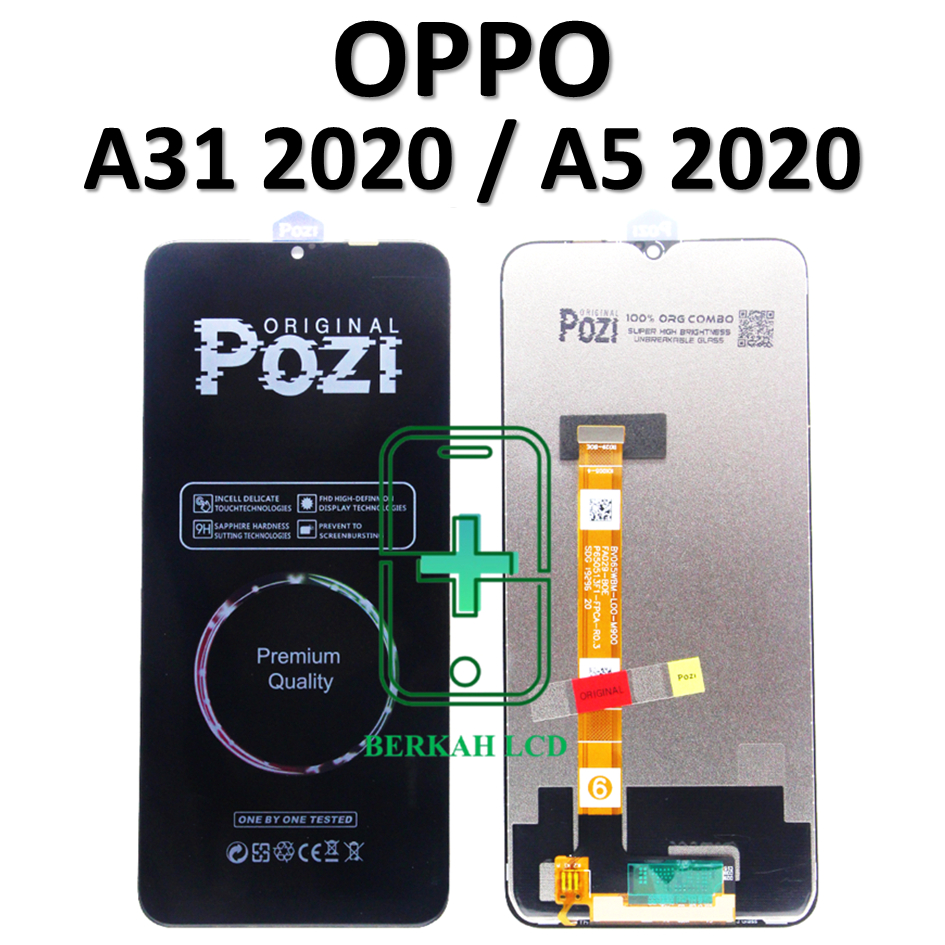 LCD TOUCHSCREEN OPPO A31 2020 / A5 2020 FULLSET ORIGINAL COMPLATE 100%