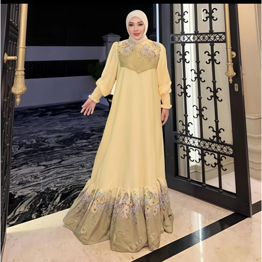Gamis Mewah Premium Exclusive Ori Shellasaukia