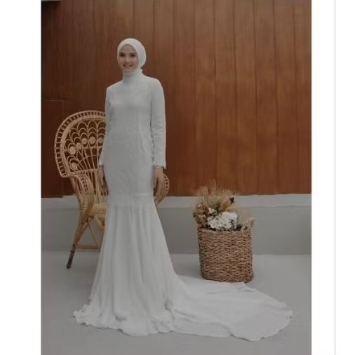 Preloved Bridal Dress by Edmore (warna Burgundy)