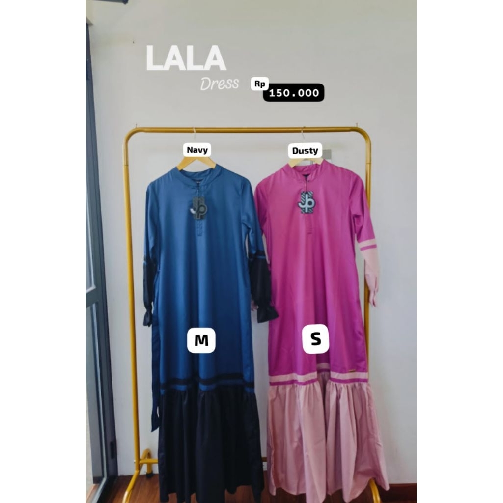 PROMO GAMIS WANITA TERBARU LALA DRESS BY JOURNEY BAHAN TOYOBO PREMIUM