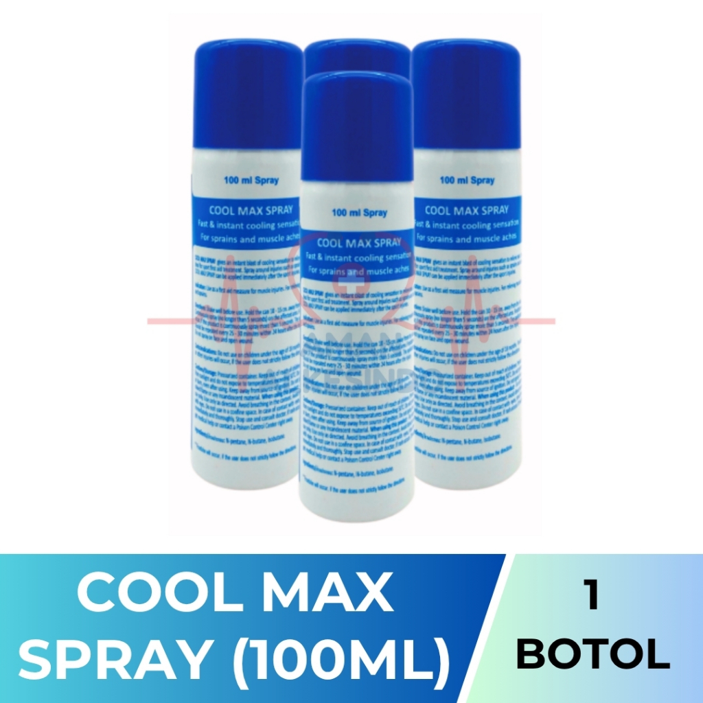 COOL MAX SPRAY - Local Anestesi No Pain / Pereda Sakit Otot / Muscle Pain Relief / COOLMAX SPRAY Chl