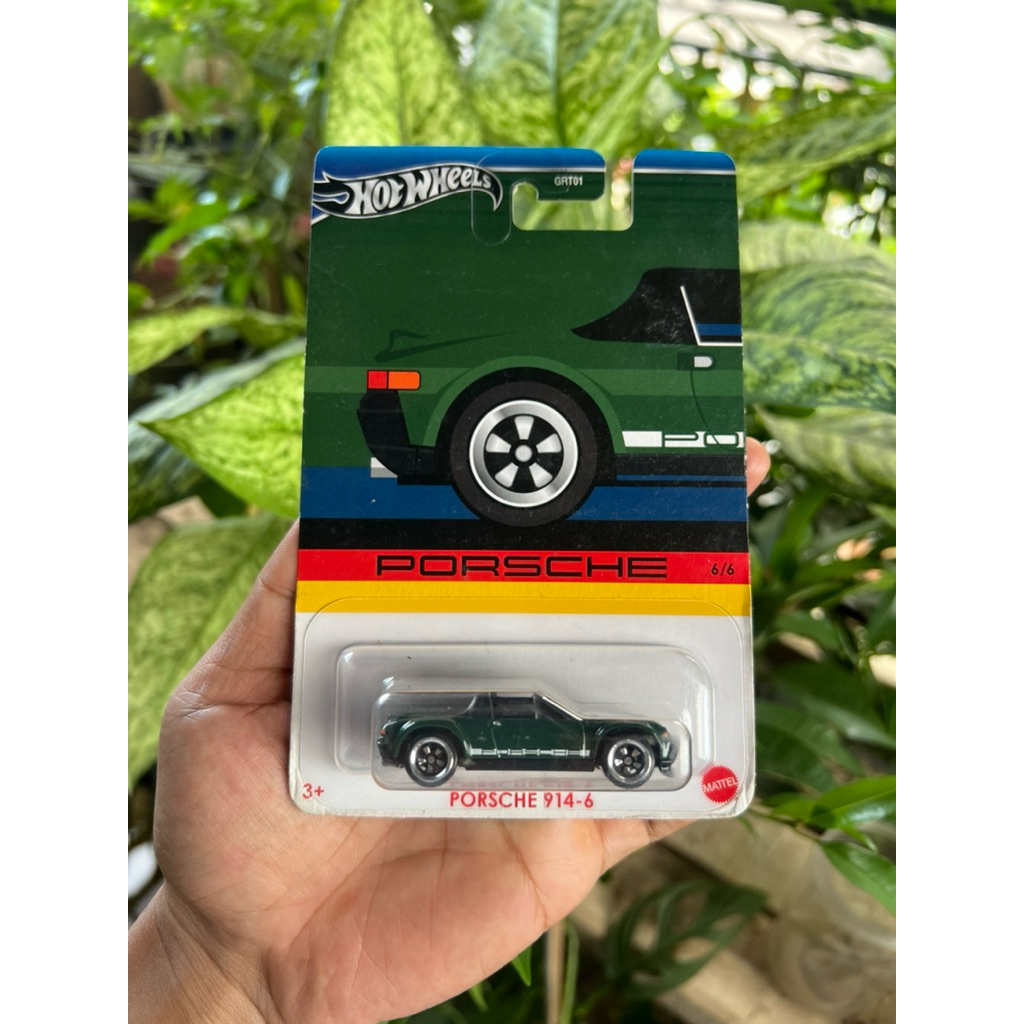 Hot Wheels Porsche 914-6 Hijau Model CHASE CARS [ INCLUDE PROTEKTOR ] SOFT CORNER