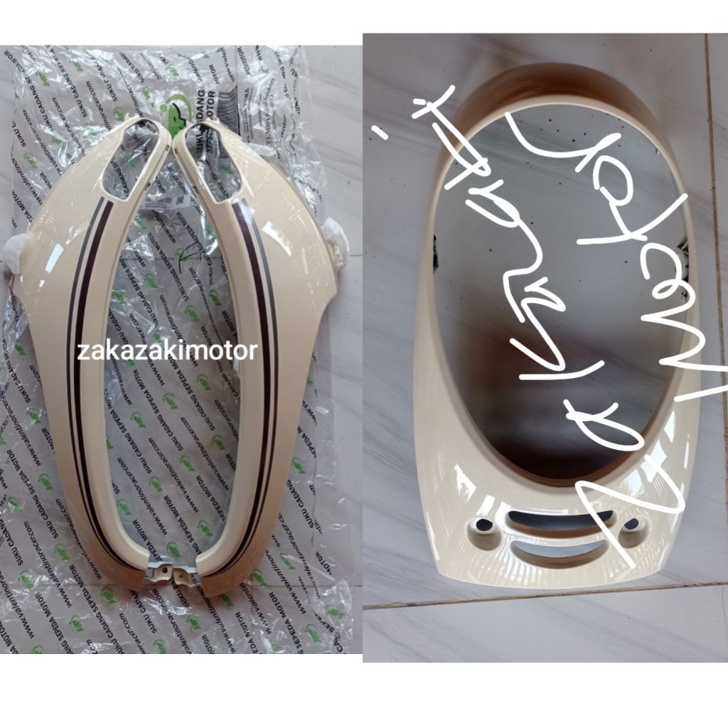 cover body depan scoopy fi 2013 - 2016 crem