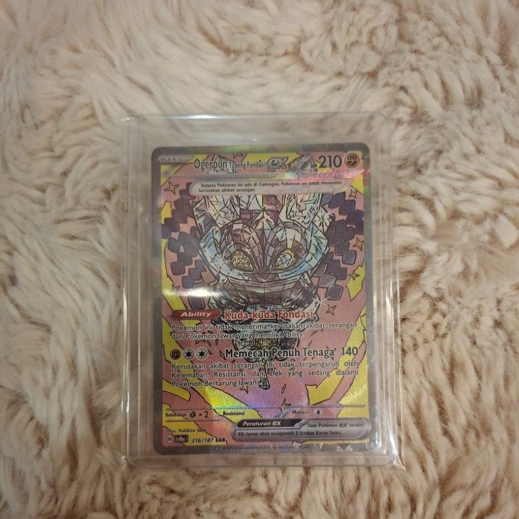 pokemon tcg bahasa indonesia ogerpon topeng fondasi ex (SAR)