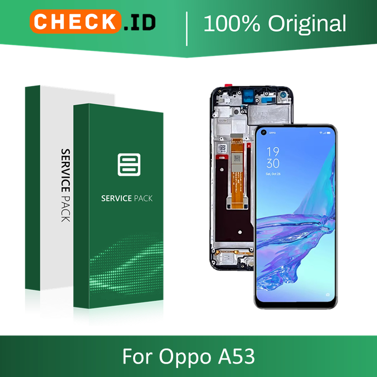 [ TRUST.ID ] LCD + FRAME OPPO A53 4G CPH2127, CPH2131 ORIGINAL