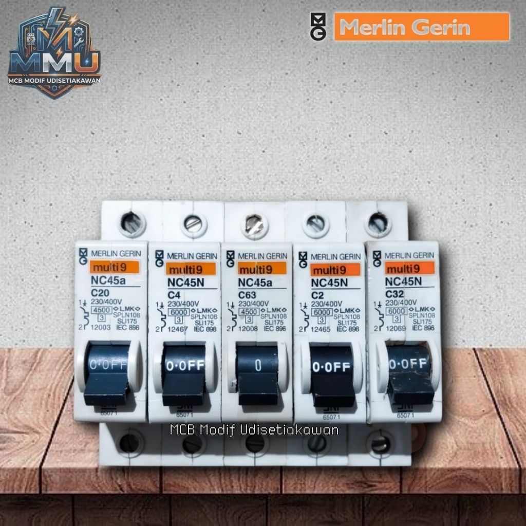 MCB Merlin Gerin 1 Phase second original