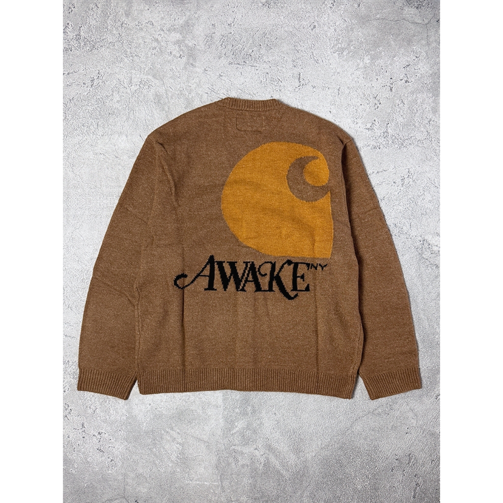 WIP Awake NY Cardigan Hamilton Brown