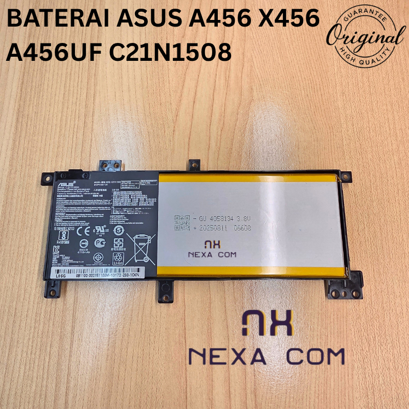 Baterai Laptop Asus A456 A456U A456UR A456UQ A456UV X456 X456UJ X456UV R456 Series - Kode Baterai C2