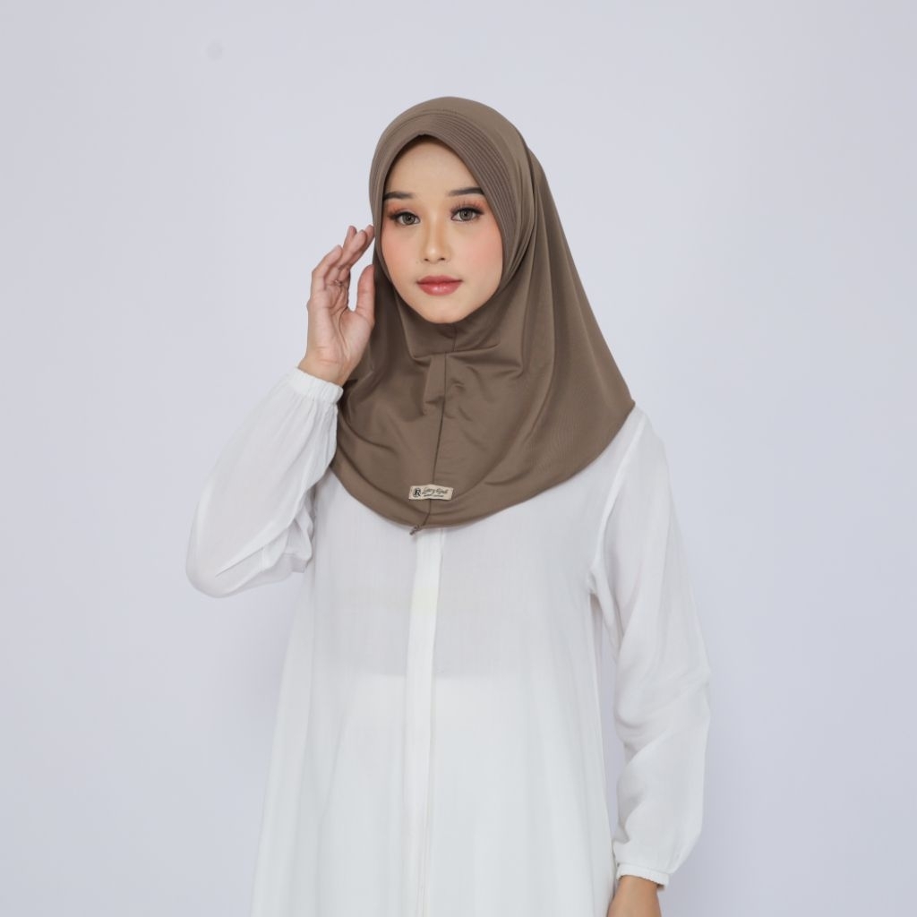 Bergo sport Mirip Kenan dzevada hijab bergo Hamidah daily