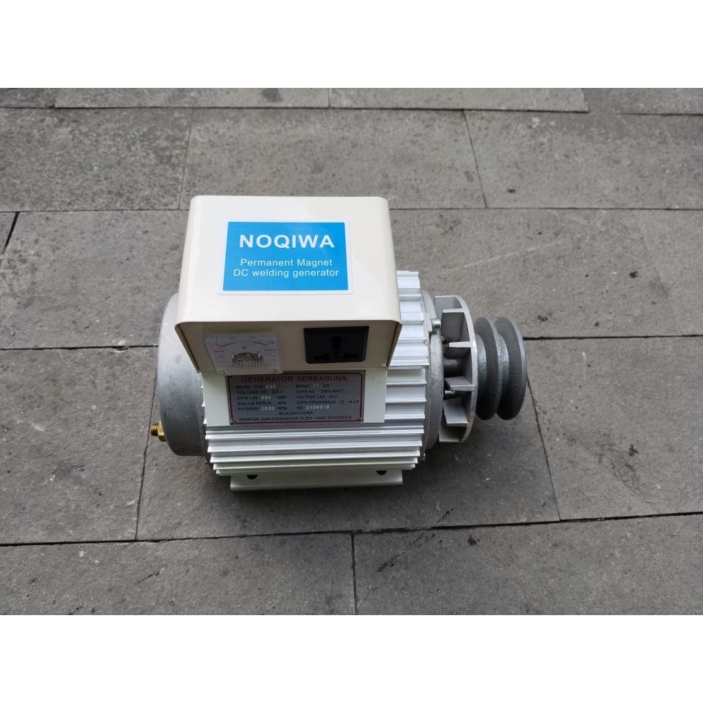 Dinamo Las Permanen Magnet 280 Ampere Model FHC 280A Noqiwa