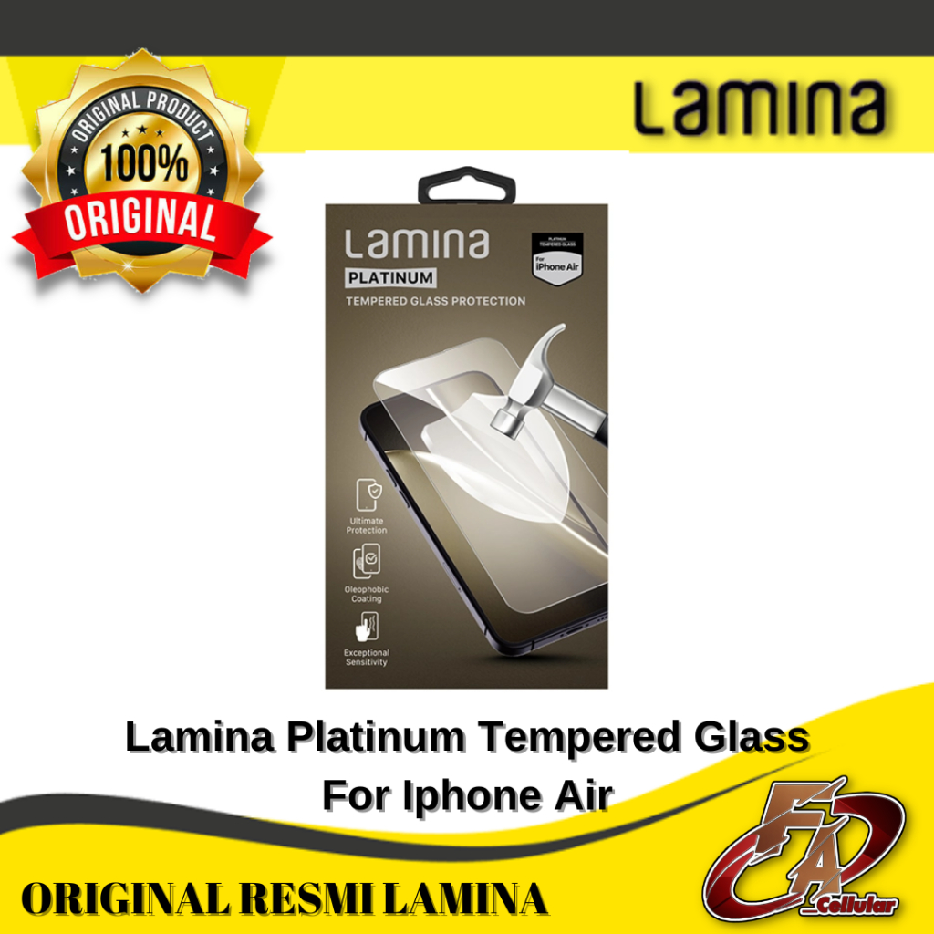 Lamina Platinum Tempered Glass For Iphone Air - Original Lamina
