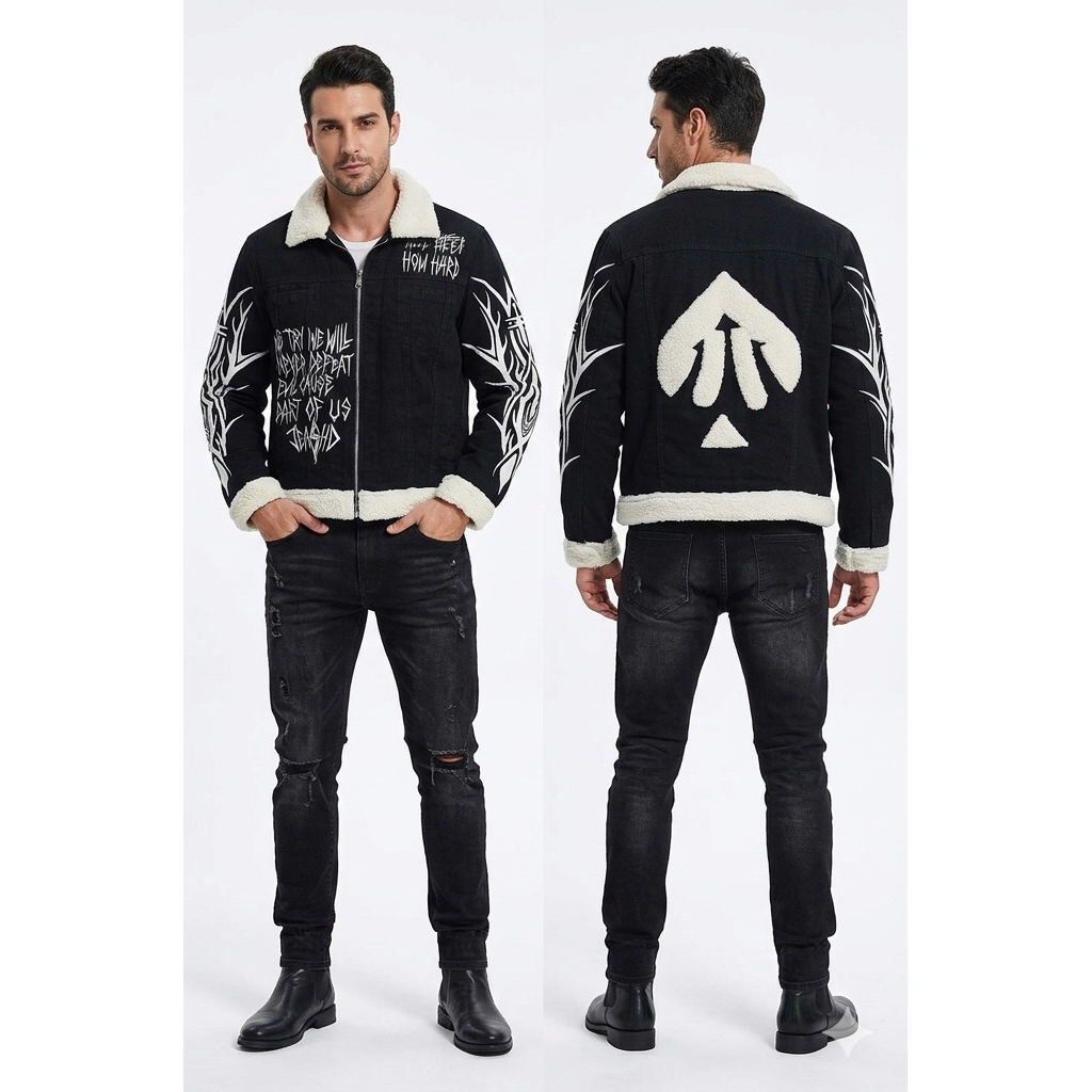 Disillusion || JAKET JEANS SHERPA