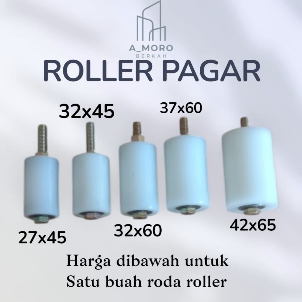 roda roller nilon pagar/ roda roller nilon pagar dorong/roda roller pagar/roda roller