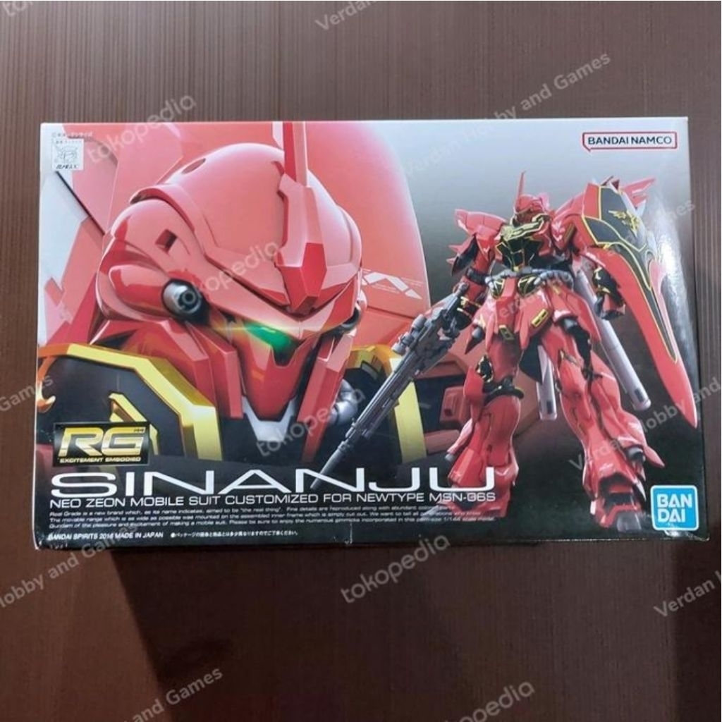 RG sinanju Gundam new Misb