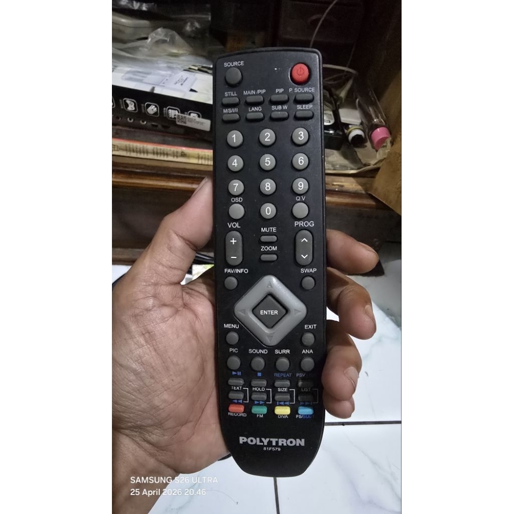 remote ori gawan TV POLYTRON