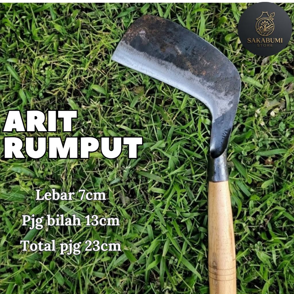 ( PARANG SKM ) Parang rumput arit babad rumput kored rumput baja super tajam parang rumput