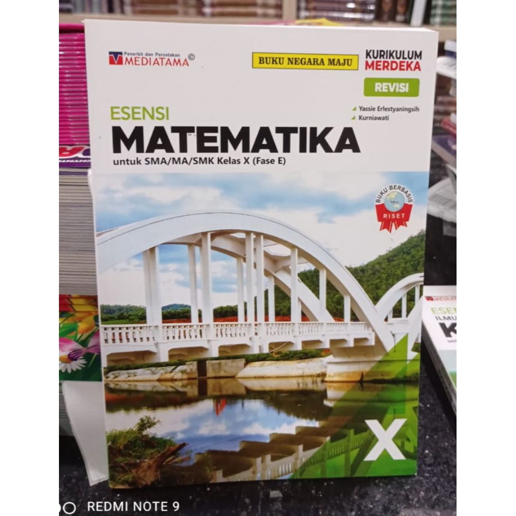 Buku Esensi Matematika Kelas 10 SMA Kurikulum Merdeka Mediatama