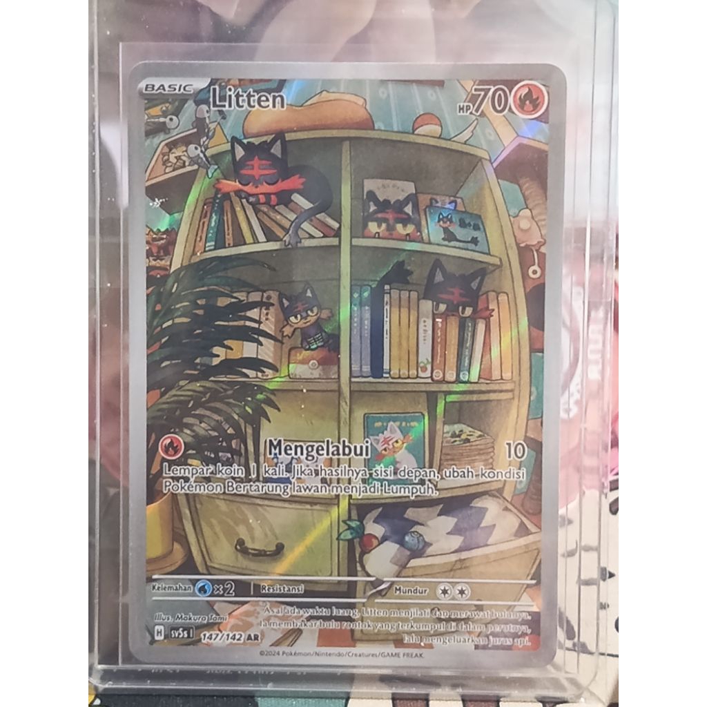Litten 147/142 AR - Pokemon TCG Indonesia